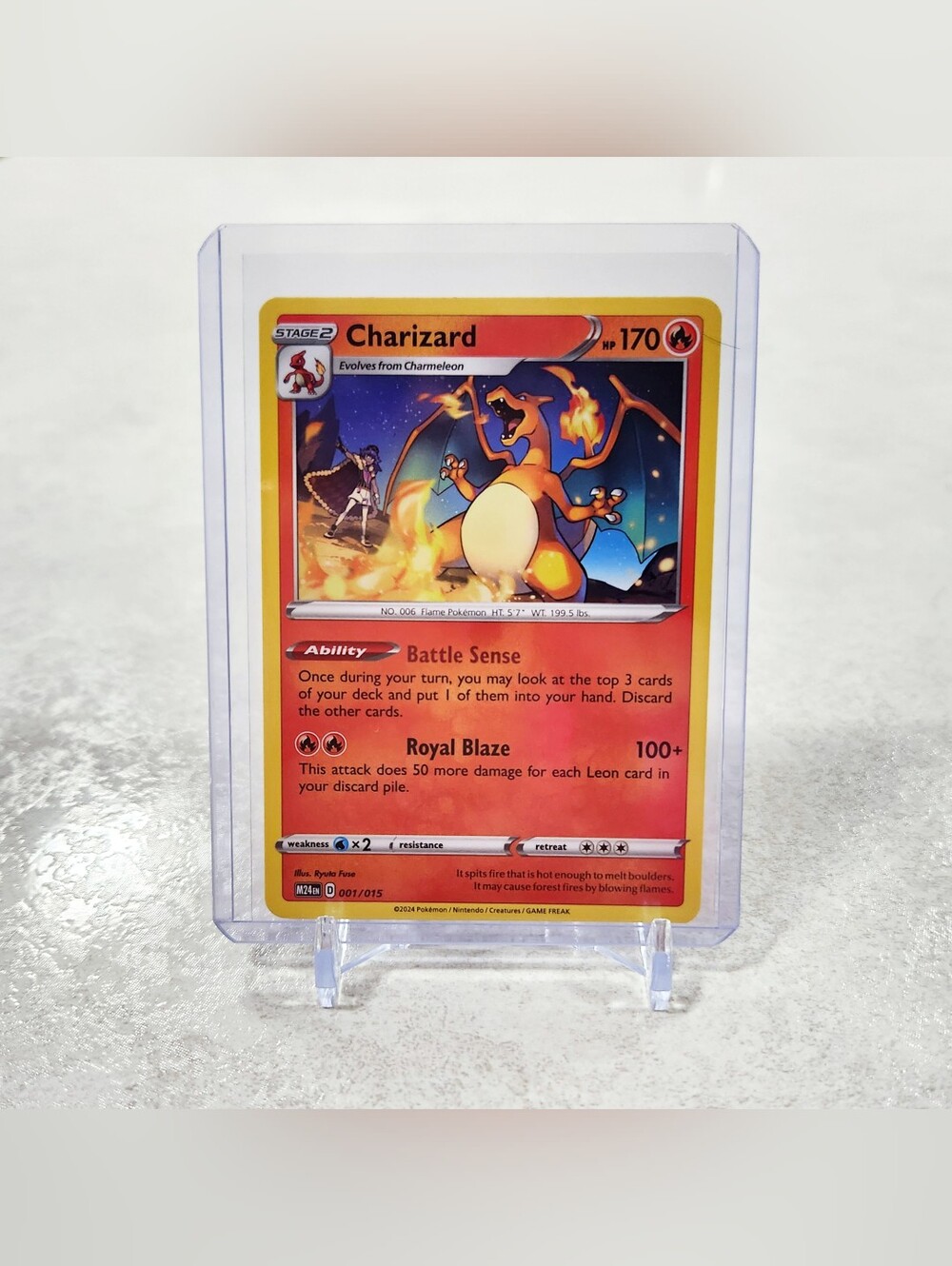 Charizard 001/015 McDonald's 2024 Regular